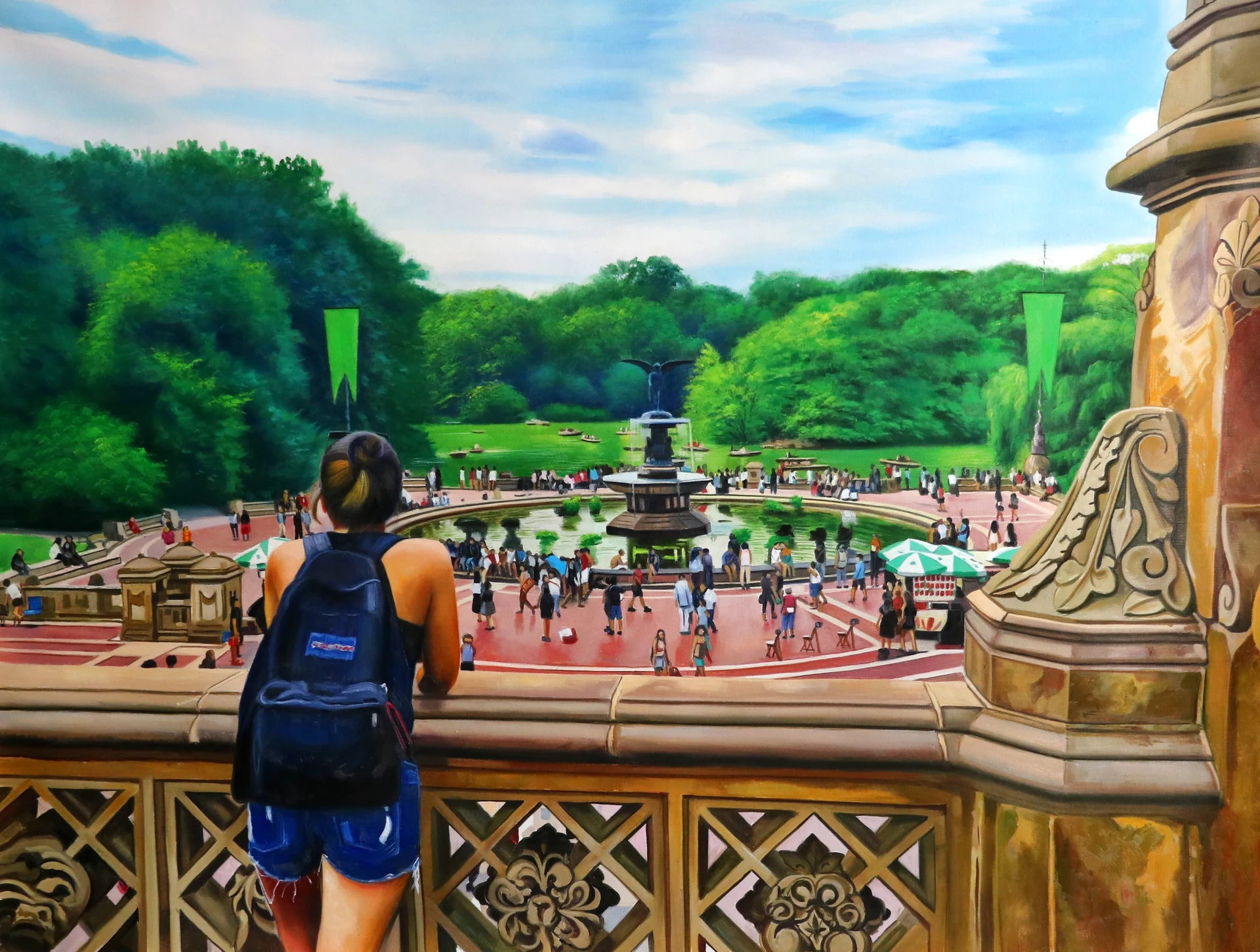 Bethesda Fountain in Central Park