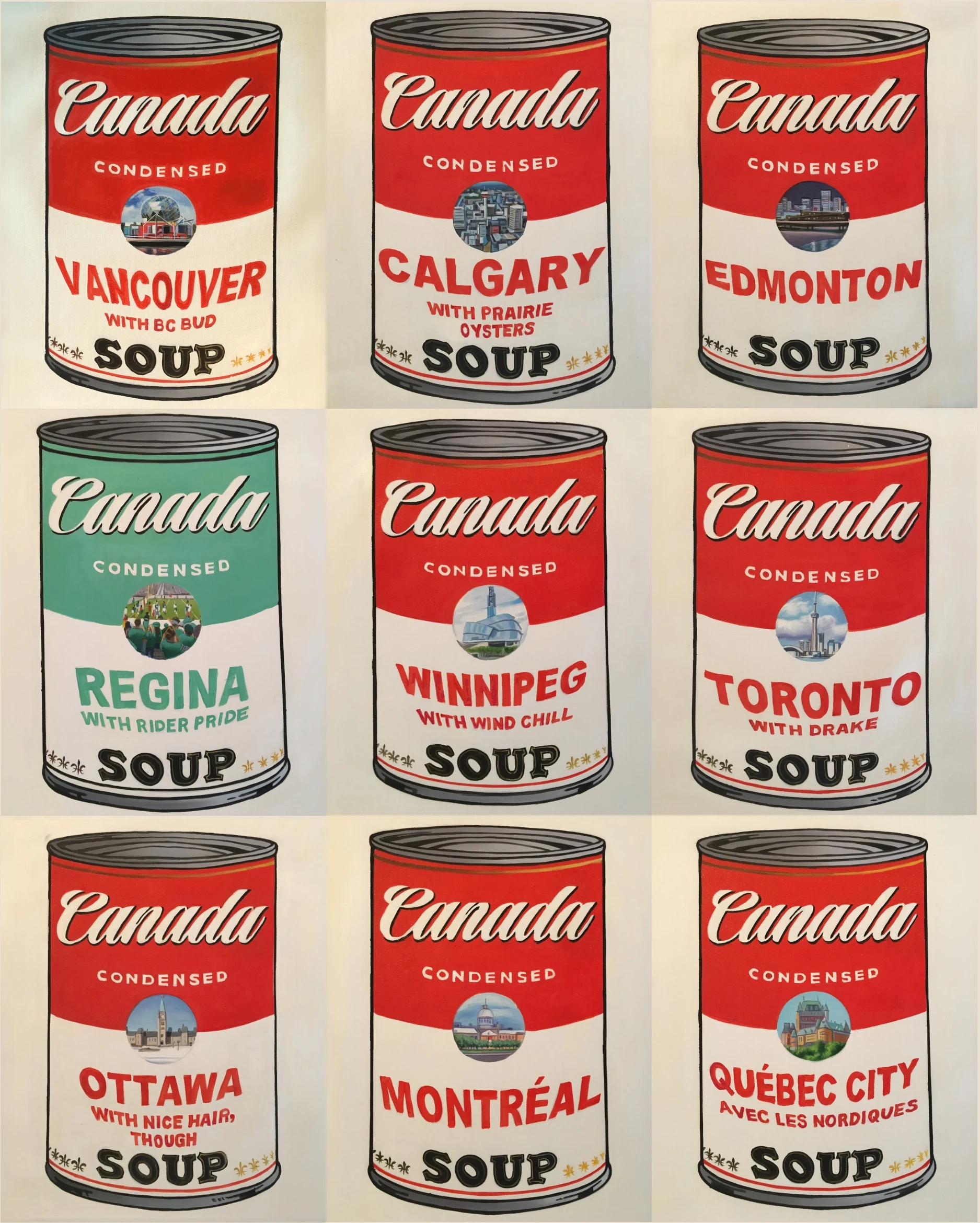 Canada Soup Cans series