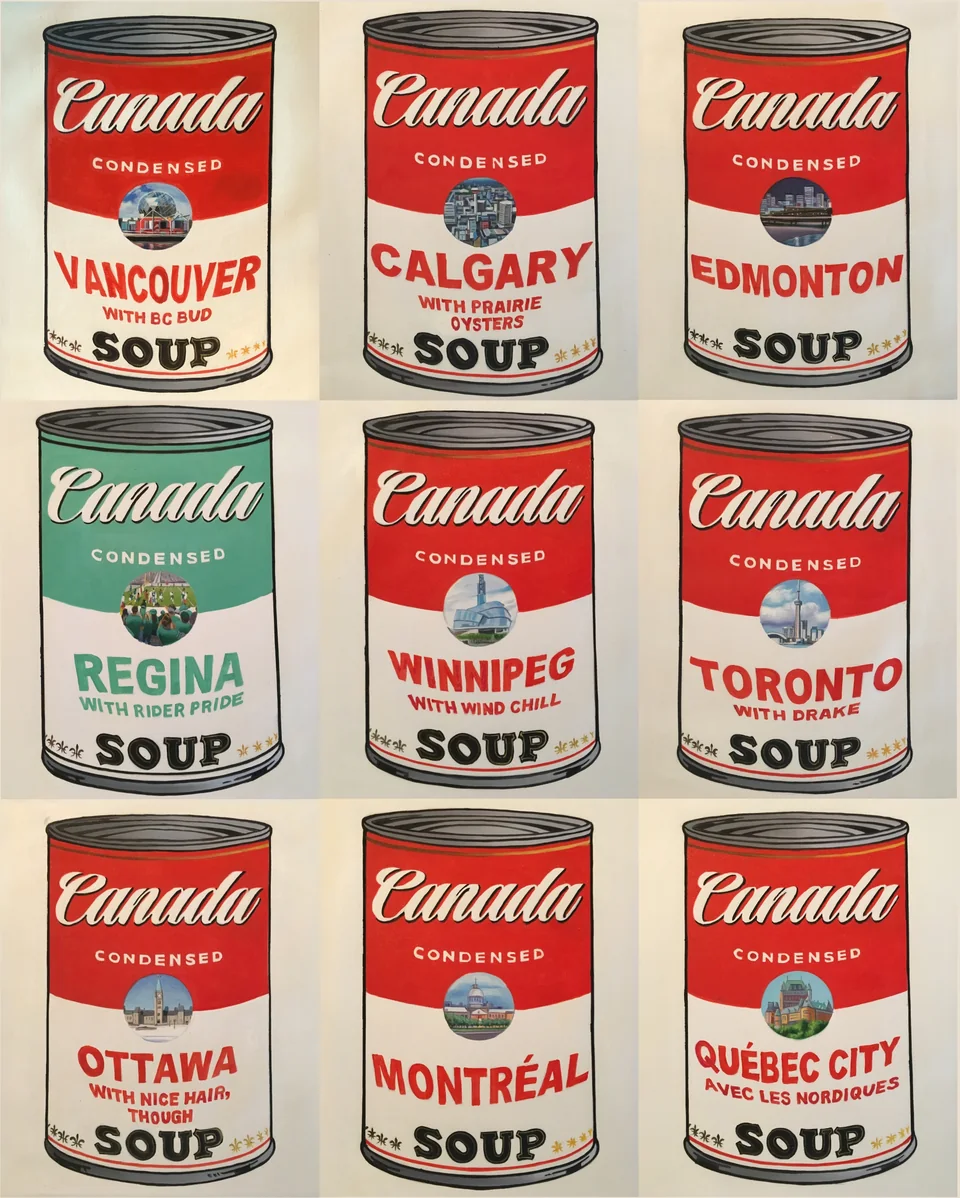Canada Soup Cans series