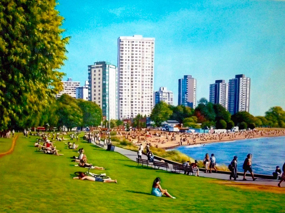 English Bay on a Summer's Day