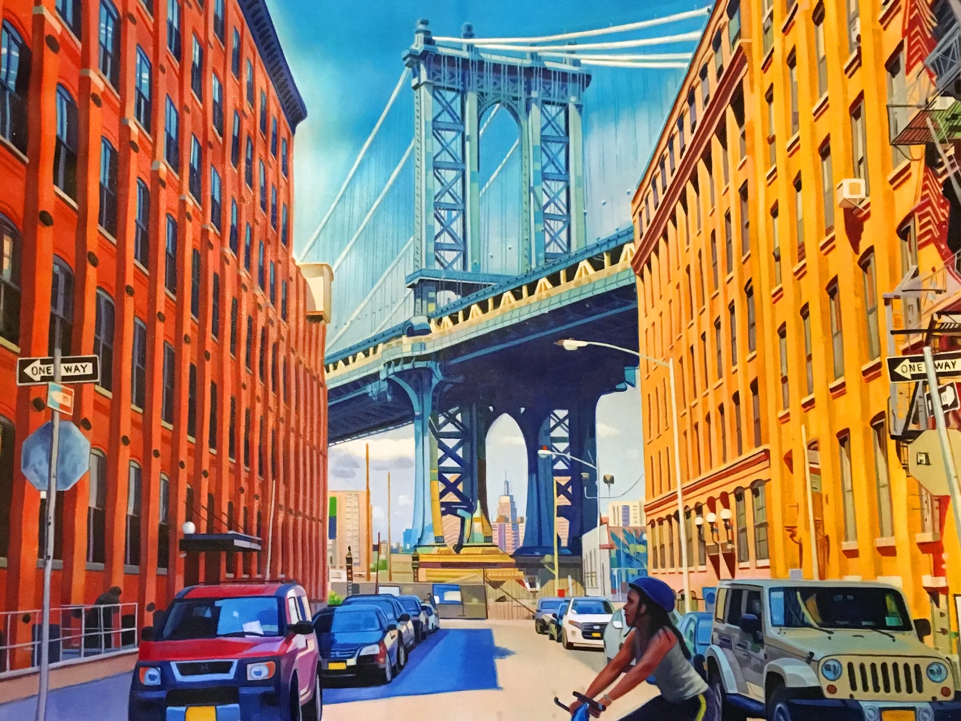 Manhattan Bridge from Washington and Water Street